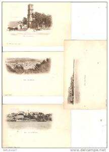 ALGERIE LOT DE  4 CPA  DE  BONE 1901