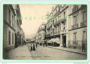 AFRIQUE du NORD - ALGERIE - BONE - RUE GAMBETTA