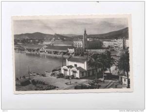 ALGERIE -BONE--UN COIN DU PORT ET LA GARE ---  -A21.1