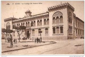 ALGERIEBONE   LE COLLEGE DE JEUNES FILLES N°17 ANIMEES