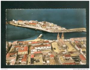 CPSM - Algérie - La Calle ( Bône ) - Vue aérienne sur l' Eglise et le Port ( COMBIER CIM 27 19 A)