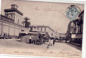 ALGERIE , BONE , LA RUE GAMBETTA , ANIMATION