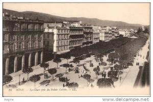 ALGERIE- ref no 639- bone - le cours pris du palais calvin - bon etat