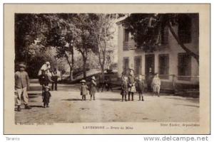 LAVERDURE - Route de Bône - CPA faux pli sinon TBon Etat