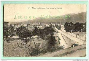 AFRIQUE du NORD - ALGERIE - BONE - BOULEVARD VICTOR HUGO et les CASERNES