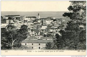 CPA Bone - Quartier arabe pris de la Casbah