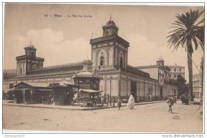 CPA ALGERIE BONE Le Marché Arabe Animation