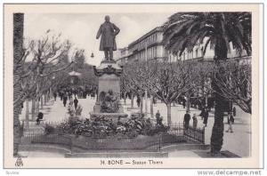 Statue Thiers, Bone, Algeria, Africa, 1900-1910s