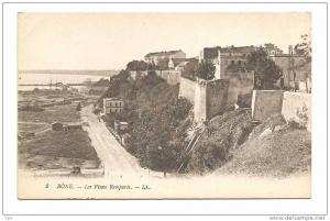 ALGERIE  BONE  les vieux remparts     bône