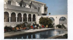 COLOM-BECHAR - TERRASSE de l'Hotel TRANSatlantique-SM dentelée - n°1515 (années60)