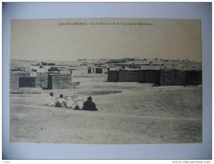 ALGERIE    COLOMB-BECHAR  -  Les habitations de la Compagnie Saharienne