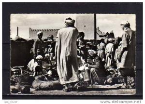 ALGERIE Colomb Béchar Marché, beau plan, ed Argence 25, CPSM 9x14, 1957