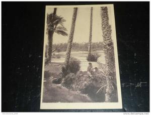 COLOMB BECHAR - LA RIVIERE - DES ENFANTS AU BORD DE L'EAU - AFRIQUE ALGERIE