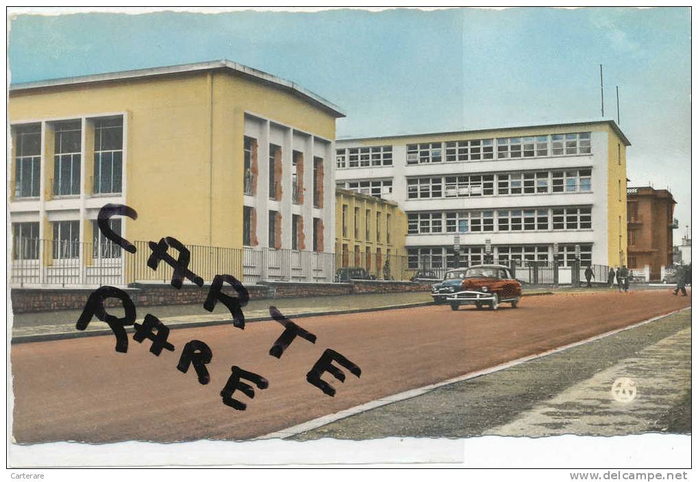 afriqueBONE,prés constantine,ex département Français d´algérie entre 1955 ,1962,belle vue de la préfecture,cycliste,rare
