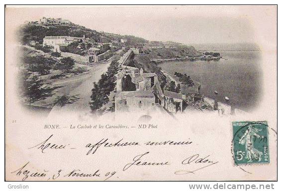 BONE 11 LA CASBAH ET LES CAROUBIERS 1909