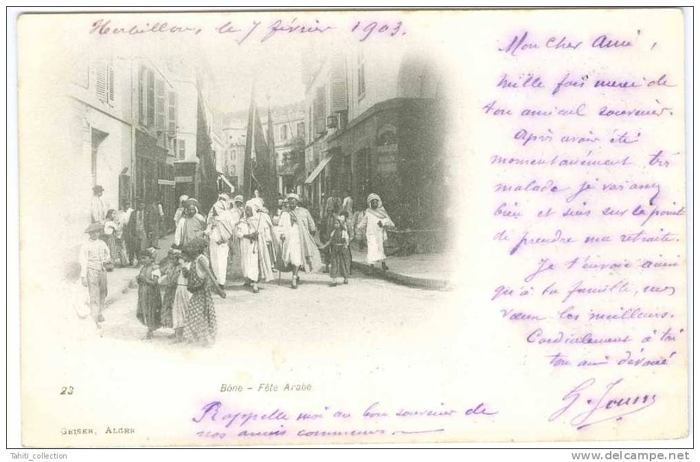 BÔNE - Fête Arabe.