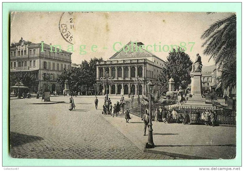 AFRIQUE du NORD - ALGERIE - BONE - PLACE du THEATRE