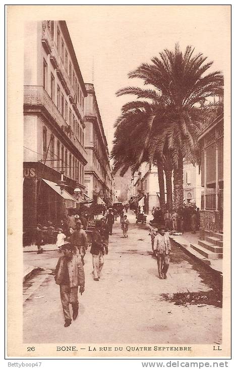 ALGERIEBONE  LA RUE QUATRE  SEPTEMBRE