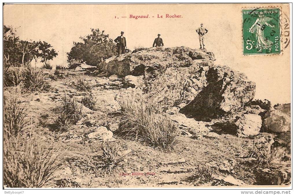 ALGERIE (BONE ) BUGEAUD  LE ROCHER N°1