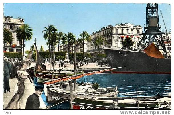 BONE - Un coin du port et Cours Bertagna