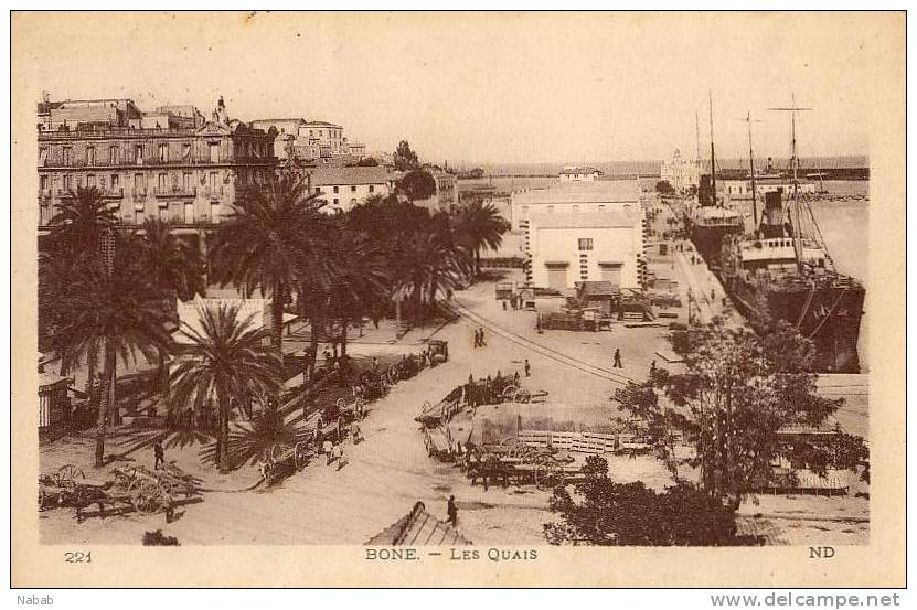 NK-BO 012-Algérie-Bône-Les Quais-N.D.