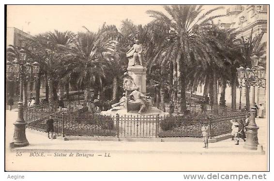ALGERIE- ref no 638- bone - statue de bertagna - bon etat