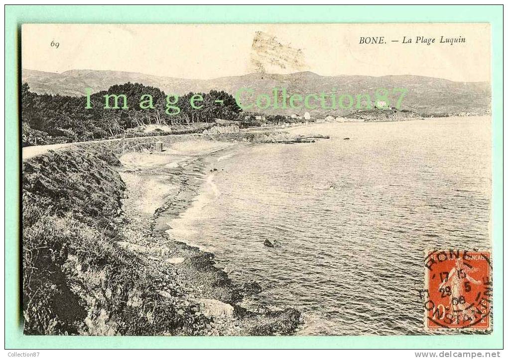 AFRIQUE du NORD - ALGERIE - BONE - PLAGE LUQUIN