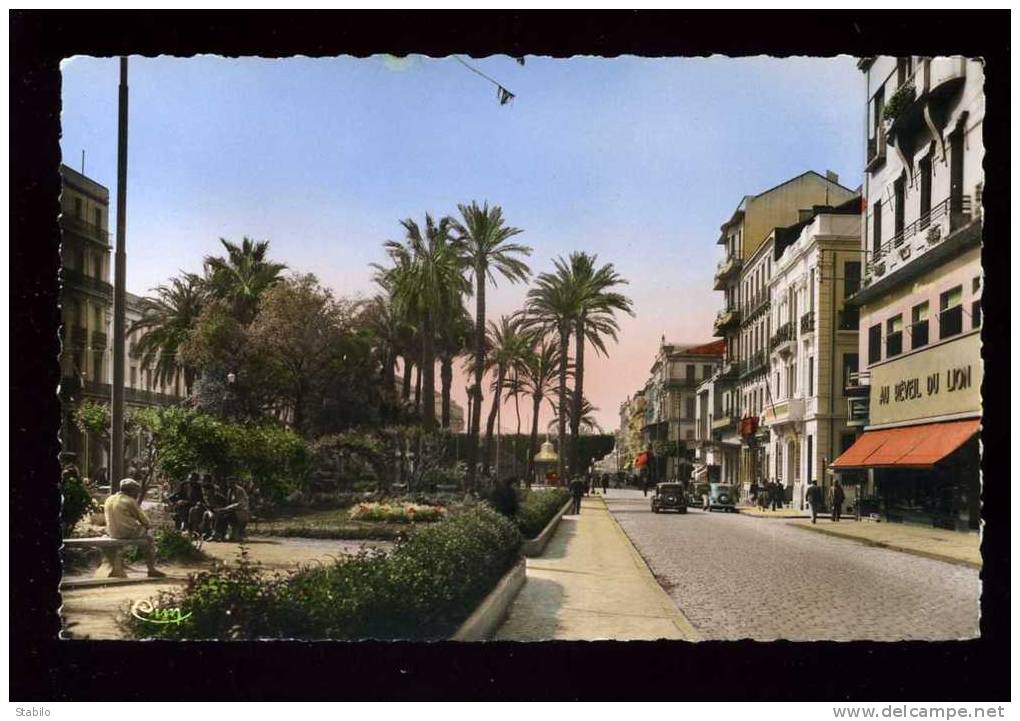 ALGERIE - BONE - LES JARDINS DU COURS BERTAGNA