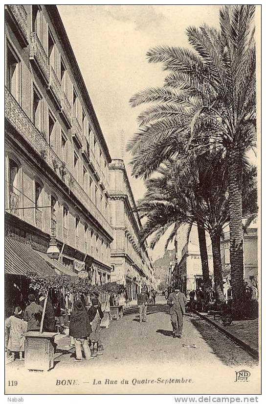 NK-BO 026-Algérie-Bone-La Rue du Quatre-Septembre-Animatio n-N.D-