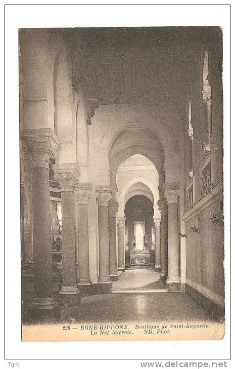 BONE HIPPONE  basilique de saint augustin   la nef latérale