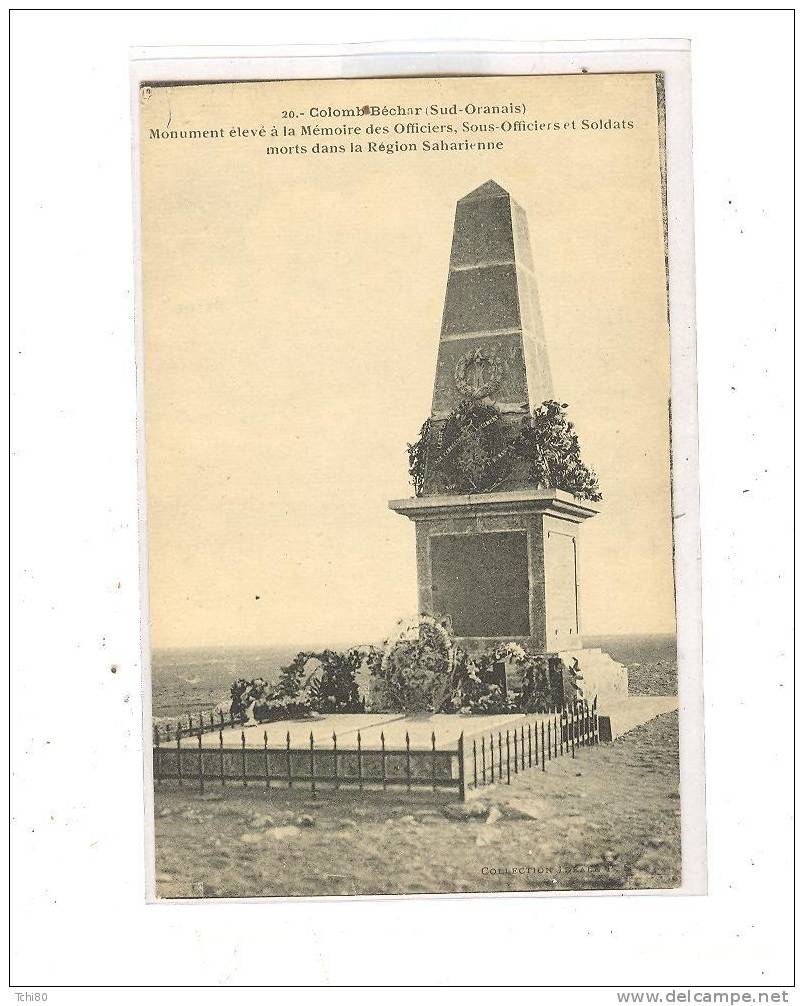 COLOMB-BECHAR_Monument élevé à la mémoire des Officiers ............