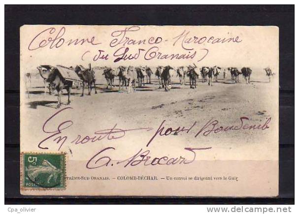 ALGERIE Colomb Béchar Convoi se dirigeant vers le Guir, ed Geiser *, Extrème Sud Oranais, 190?