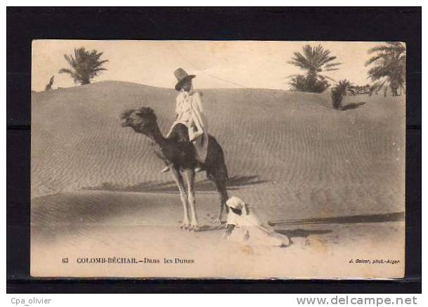 ALGERIE Colomb Béchar Dunes de Sable, animée, beau plan, ed Geiser 63, 191?