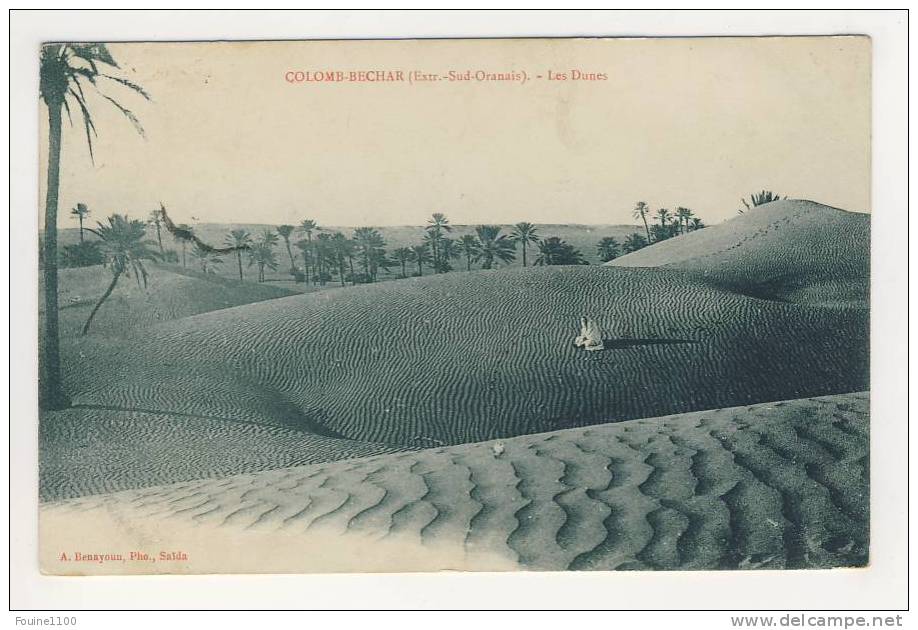 colomb béchar ( extrème sud oranais ) les dunes ( prière )