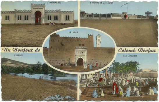 Un bonjour de COLOMB-BECHAR