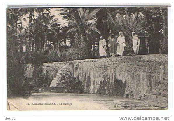 COLOMB  BECHAR - LE  BARRAGE   BE