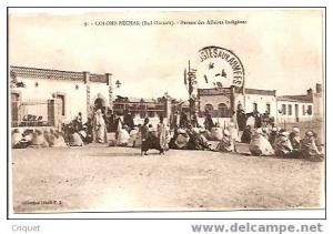 cpa Colomb Béchar, Bureau des Affaires Indigènes, cachet Dépot des Isolés Marocains
