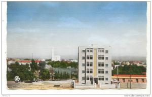 CPSM FORMAT CPA  COLOMB-BECHAR  L'IMMEUBLE D'AIR-FRANCE ET VUE SUR LA VILLE