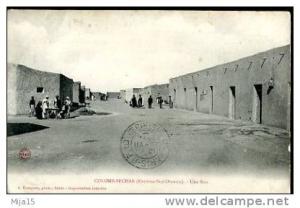 ALGERIE. COLOMB - BECHAR. UNE RUE.