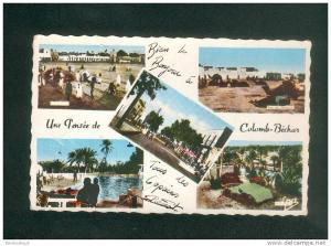 CPSM - Algerie - Une pensée de Colomb Béchar ( multivues PHOTO AFRICAINES)