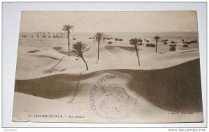 belle CPA Afrique Algérie Colomb Béchar Les dunes