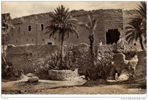 ALGERIE COLOMB BECHAR Ougda Le Village cpa animée