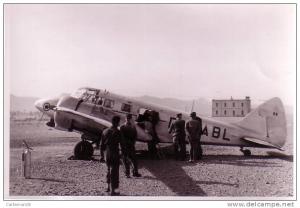 Algérie - Colomb-Béchar - Photo format 13 x 8.9 cm - Le 25.4.55 - Avion