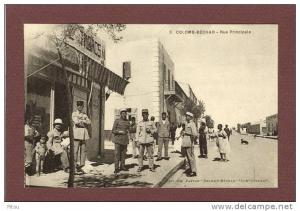ALGERIE - COLOMB BECHAR - RUE PRINCIPALE - SUPERBE PLAN TRES ANIME