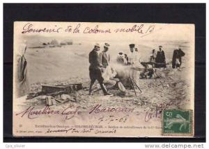 ALGERIE Colomb Béchar Section des Mitrailleuses de la Cie Saharienne, beau plan, ed Geiser 27, Extrème Sud Oranais, 1908