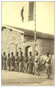 COLOMB BECHAR  -  Poste du camp des Sénégalais