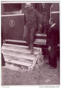 Algérie - Photo format 12.1 x 8.6 - Colomb-Béchar - Abadla - Le Ksiksou 25/04/1955 (train)