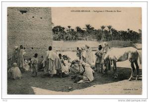 Colomb béchar indigènes a l entrée du Ksar