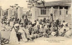 CPA Colomb-Béchar (Sud Oranais) Groupe de Mokhazenis