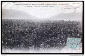 Voyage Ministériel et Gubernatorial à Colomb Béchar - Octobre 1905 - Figuig - Palmeraie et Col de Zénaga -